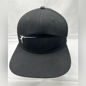 ECHO MAN BLACK FLAT BILL HAT new never worn